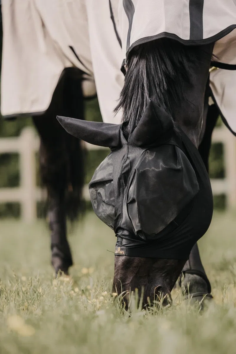Fly mask slim fit cob nero