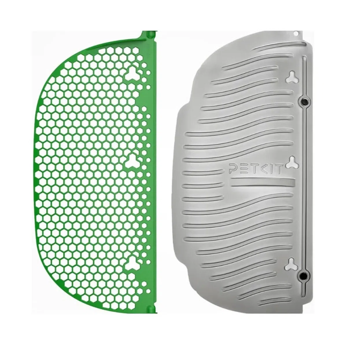 Generico Compatibile con PETKIT PuraMax e PuraMax 2, setaccio for lettiera a Nido d'Ape, Design Magnetico, Accessorio for lettiera for Gatti autopulente(Light Grey)