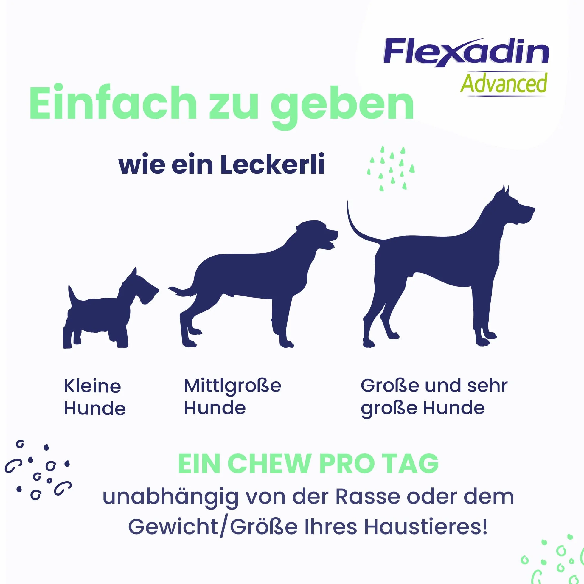 Vetoquinol Flexadin Advanced- snacks for dogs- 60 tablets