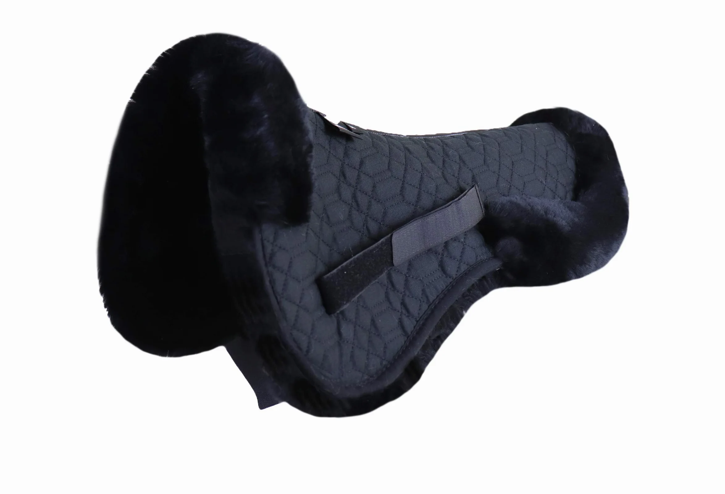 Engel Germany semisottosella Pelle di Agnello cottone Nero Pelliccia Nero Taglia L (Sakis 2) dai Colori Vivaci: da Abbinare a 12 Colori di Pelliccia di Agnello!