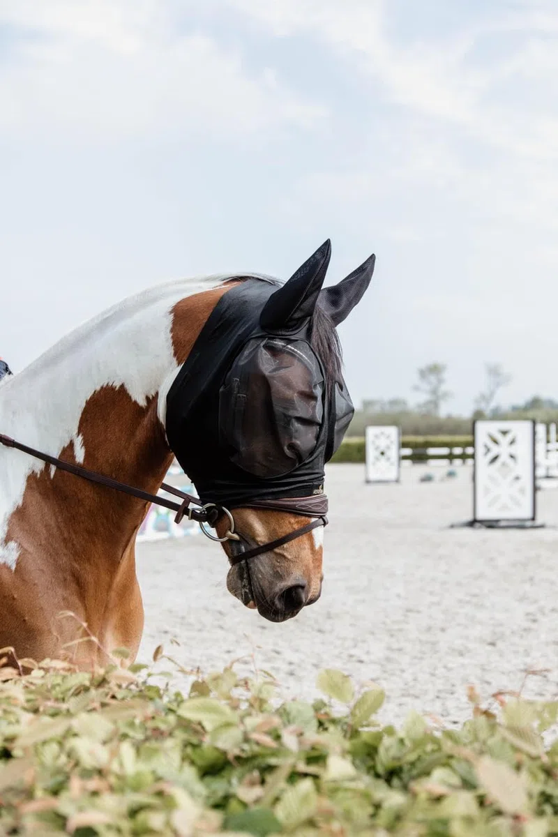 Fly mask slim fit cob nero